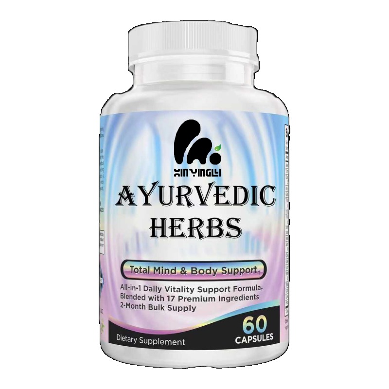 Ayurvedic & Herbal Wellness Kits - 60 capsule di complesso erboristico ayurvedico