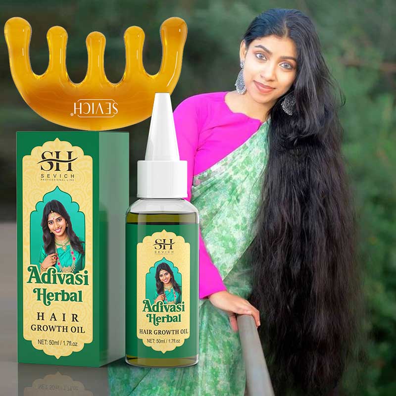 Ayurvedic & Herbal Wellness Kits - Sevich India Olio per la crescita