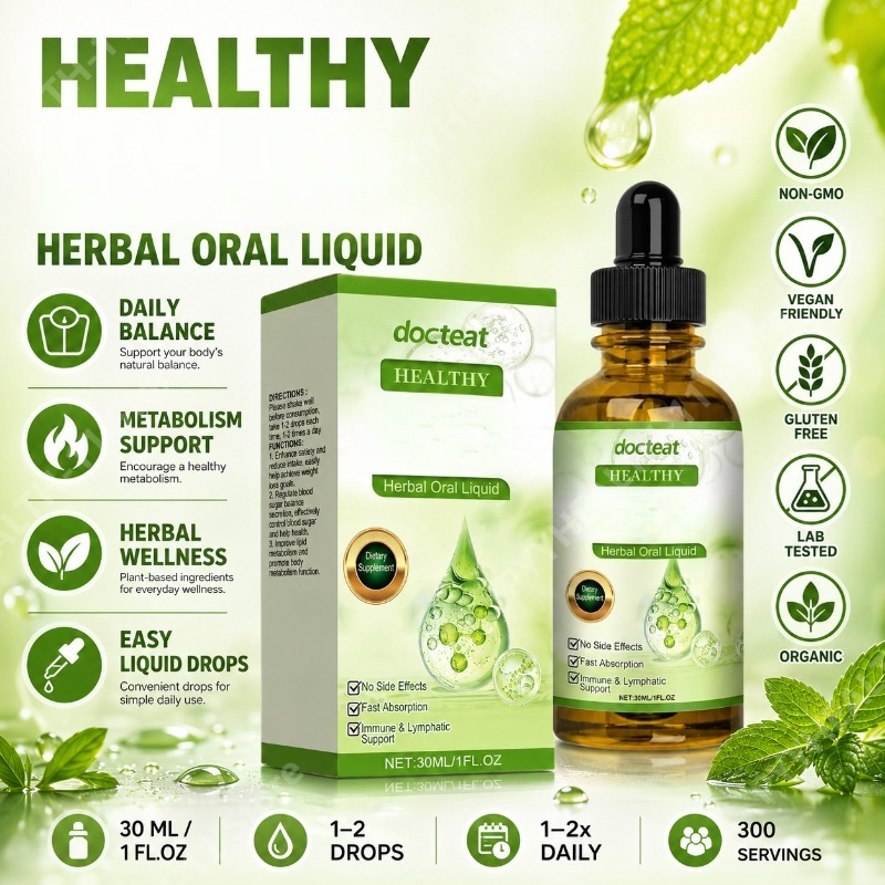 Herbal Wellness Liquid - Estratto di Foglie di Menta e
