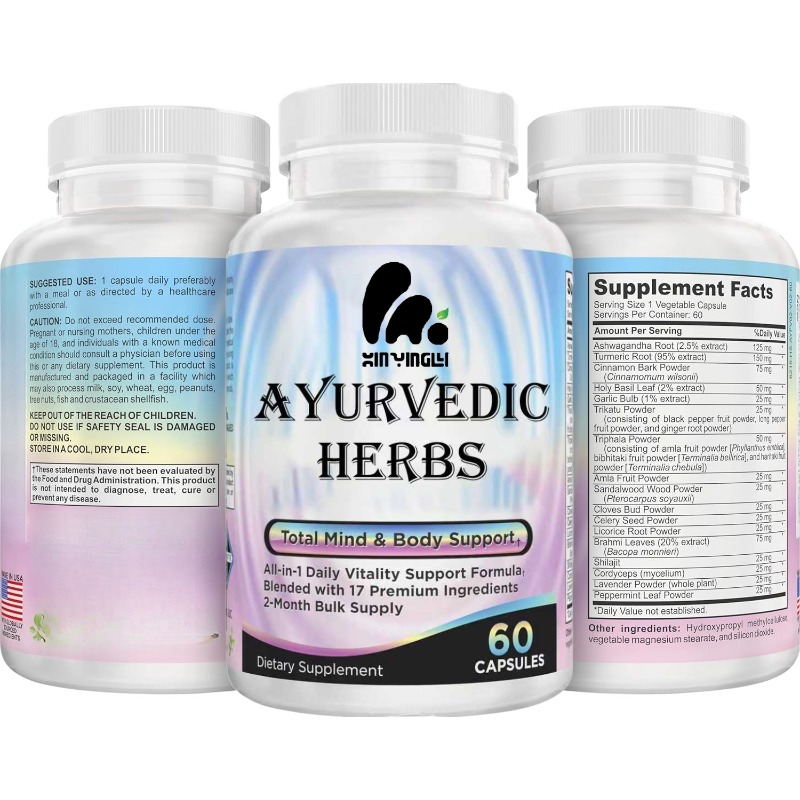 60 capsule di complesso erbori - Ayurvedic & Herbal Wellness Kits recensione e prezzo