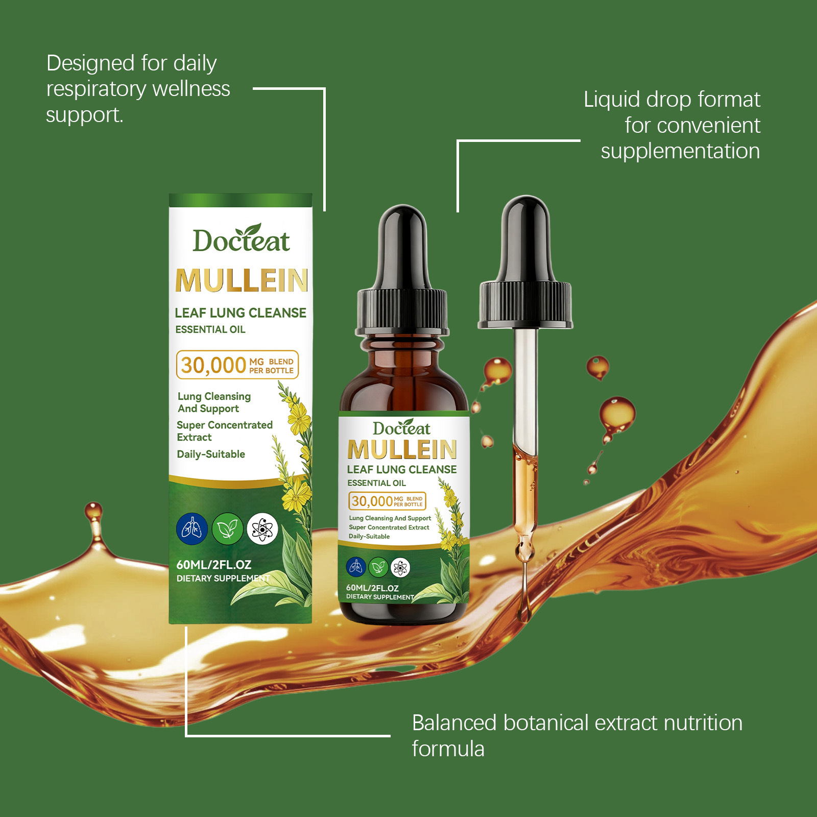 Gocce Liquide di Foglie di Ver - Herbal Wellness Tincture recensione e prezzo