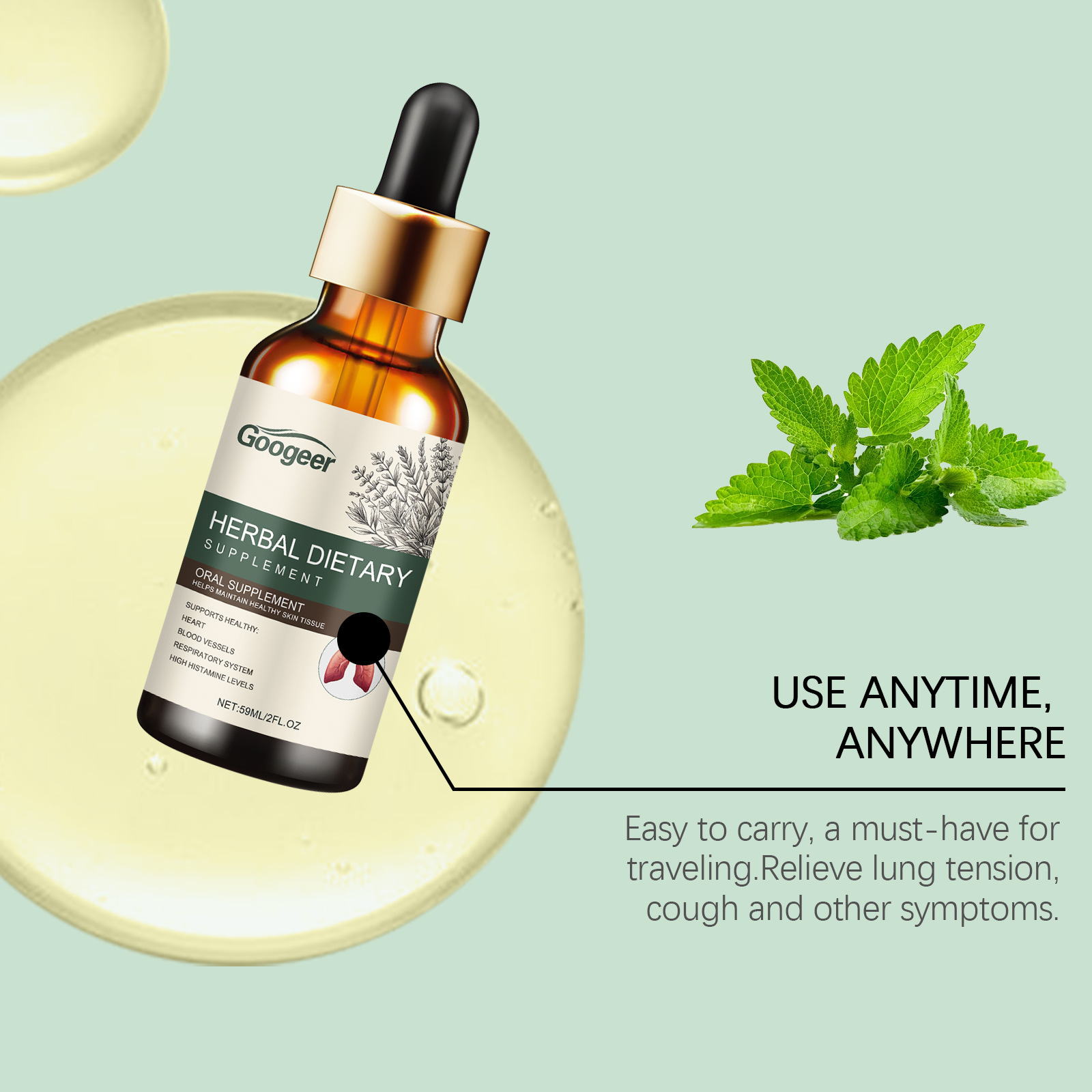 Gocce di Menta Piperita per il - Herbal Wellness Tincture recensione e prezzo